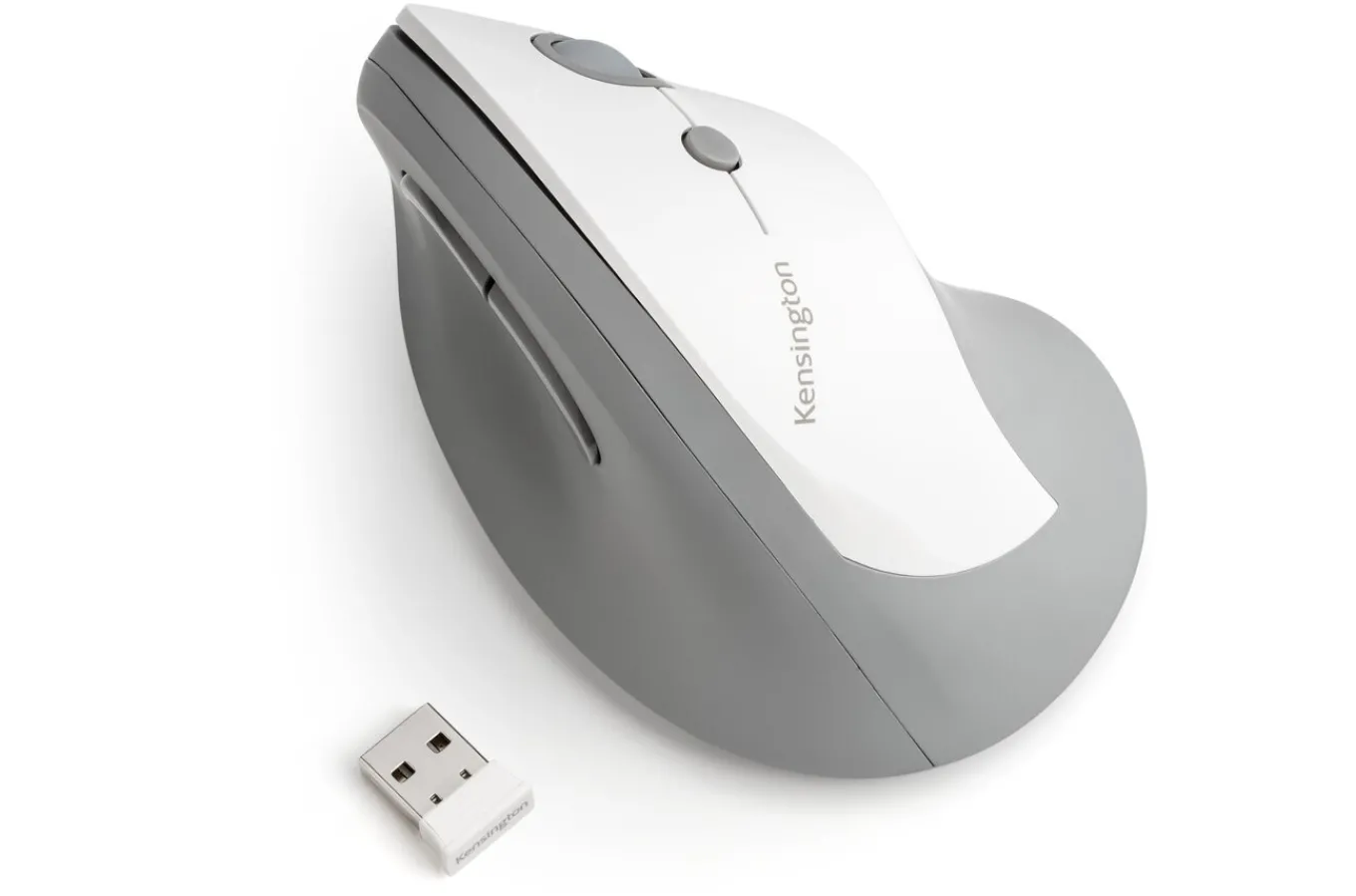 Kensington Pro Fit® Ergo Vertical Wireless Mouse-Gray Outlet