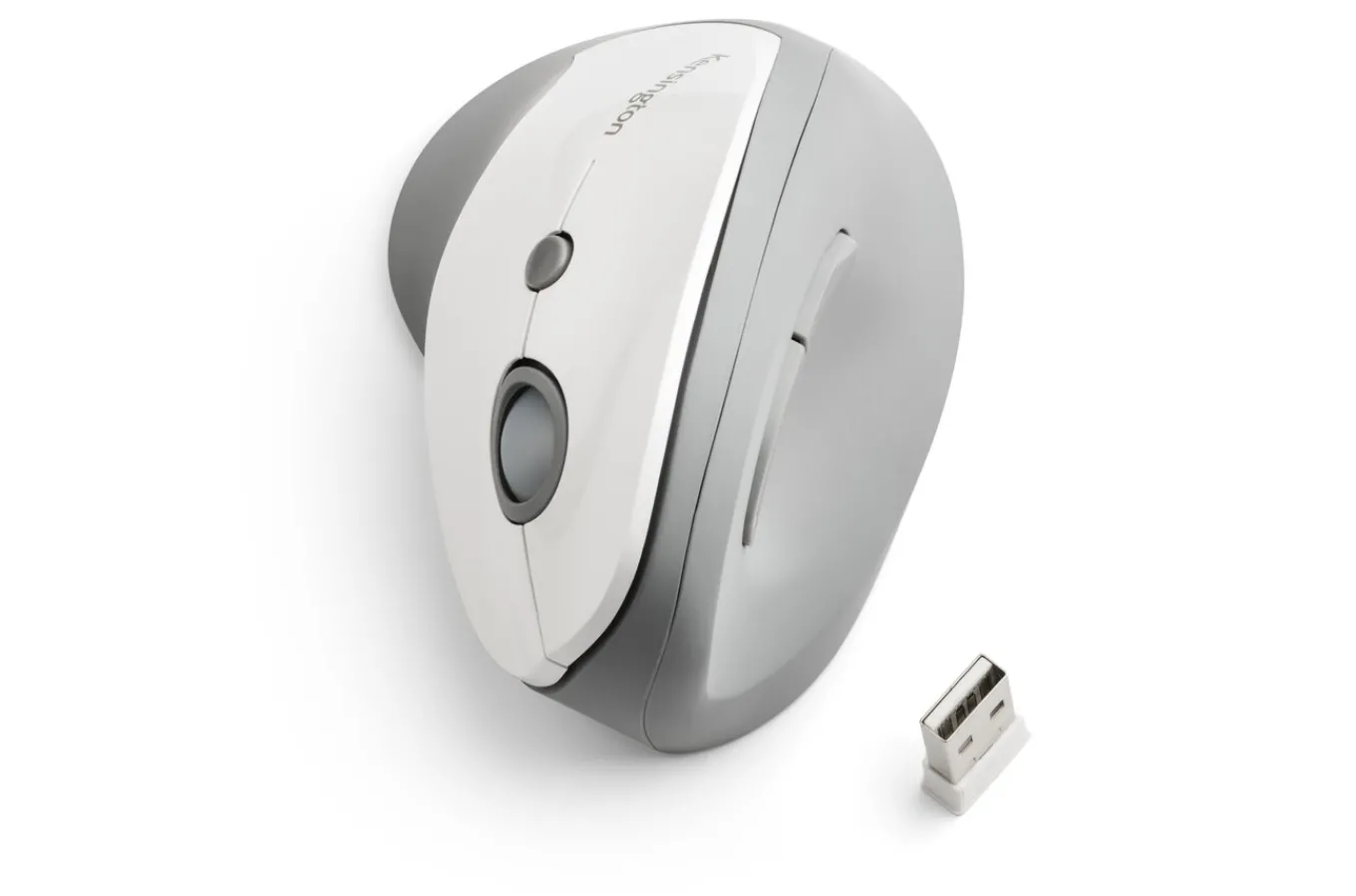 Kensington Pro Fit® Ergo Vertical Wireless Mouse-Gray Outlet
