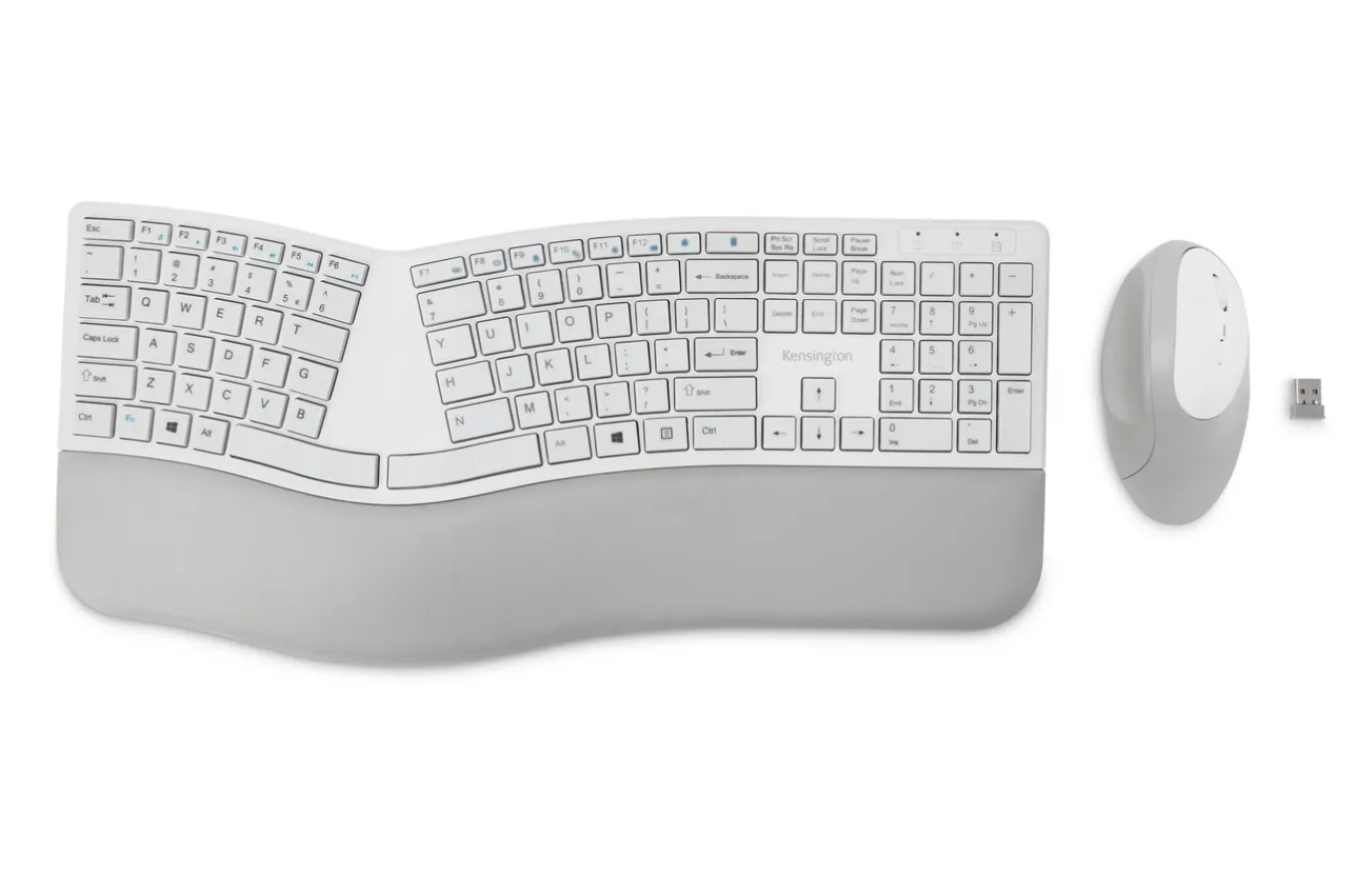 Kensington Pro Fit® Ergo Wireless Keyboard and Mouse—Gray Best