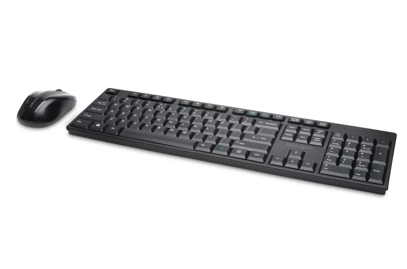 Kensington Pro Fit® Low-Profile Wireless Desktop Set with Spill-Proof Keyboard with Multimedia Keys, Ambidextrous Mouse, & AES Encryption Cheap