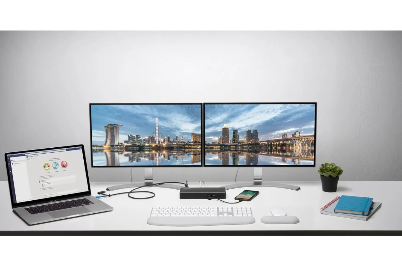 Kensington SD4780P USB-C & USB-A 10Gbps Dual 4K Hybrid Docking Station w/100W PD-DP++ &HDMI - Windows/macOS/Chrome Clearance