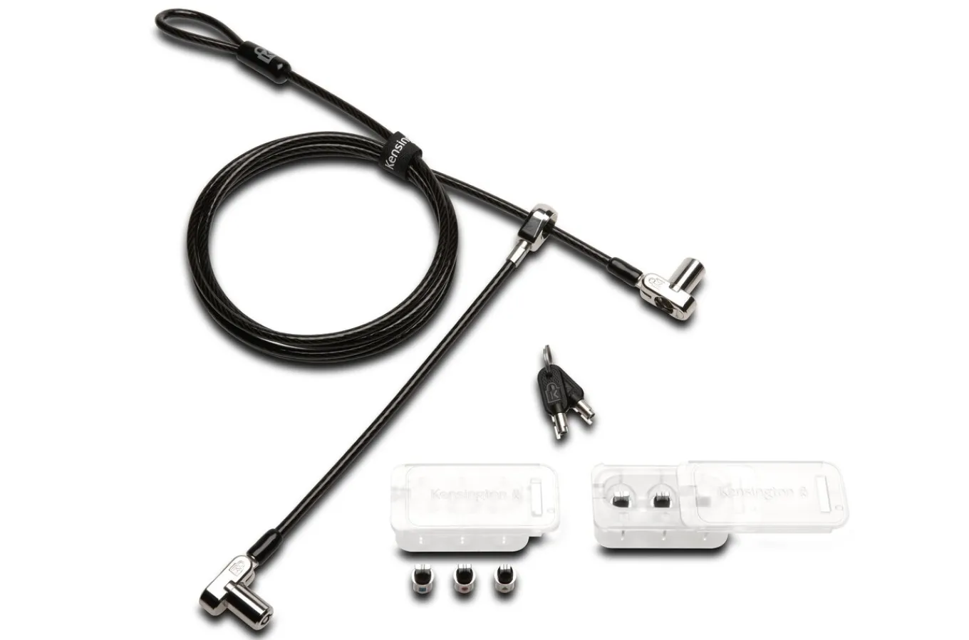 Kensington Universal 3-in-1 Keyed Cable Lock - Twin Lockheads Discount