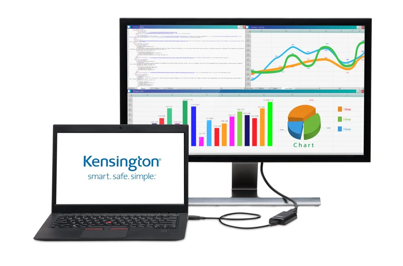 Kensington VU4000D USB 3.0 to DisplayPort 4K Video Adapter Fashion
